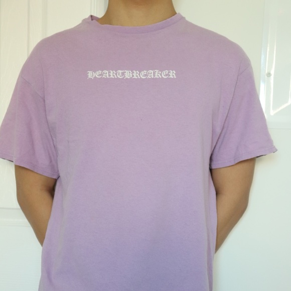 Like-new Zumiez Heartbreaker pink cotton T Shirt Size L - Picture 5 of 7